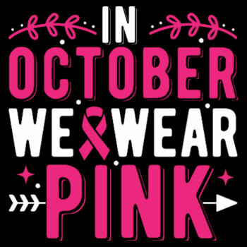 Wear Pink in October - Unisex Premium Cotton T-Shirt Design