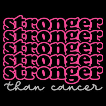 Stronger Than Cancer - Youth Jersey Short Sleeve Tee Design