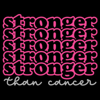 Stronger Than Cancer - Unisex Premium Fleece Crew Sweatshirt Design