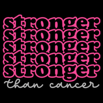 Stronger Than Cancer - Unisex Premium Cotton T-Shirt Design