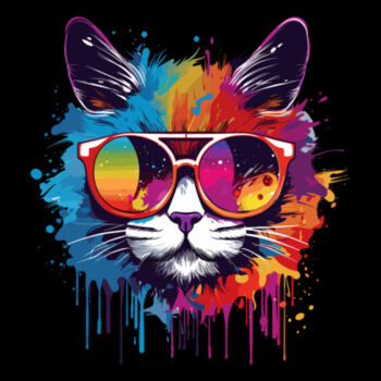 Cool Cat - Unisex Premium Cotton T-Shirt Design