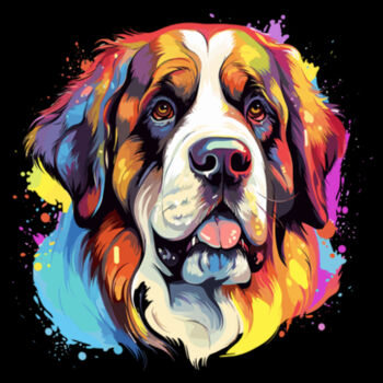 Saint Bernard - Unisex Premium Cotton T-Shirt Design