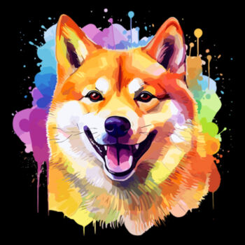 Shiba Inu - Unisex Premium Cotton Long Sleeve T-Shirt Design