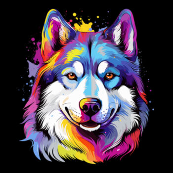 Siberian Husky - Unisex Premium Fleece Hooded Sweatshirt Design