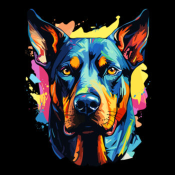 Doberman Pinscher - Unisex Premium Cotton T-Shirt Design