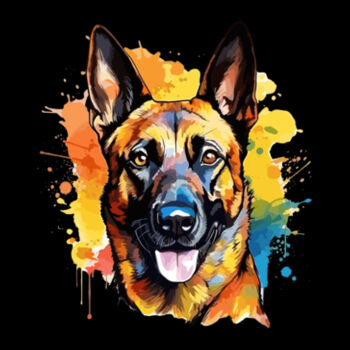 Belgian Malinois - Unisex Premium Cotton Long Sleeve T-Shirt Design