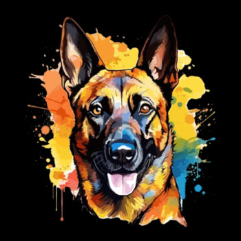 Belgian Malinois - Unisex Premium Cotton T-Shirt Design