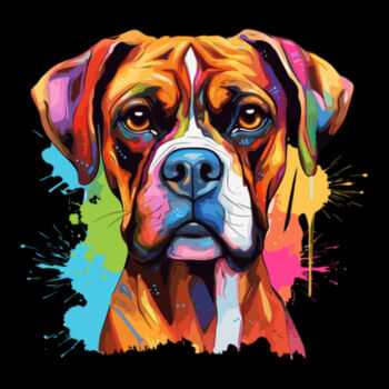 Boxer - Unisex Premium Cotton Long Sleeve T-Shirt Design