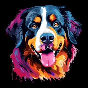 Bernese Mountain - Women's Premium Cotton T-Shirt Design