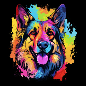 German Shepherd - Unisex Premium Fleece Crew Sweatshirt Design