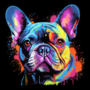 French Bulldog - Women's Premium Cotton T-Shirt Design