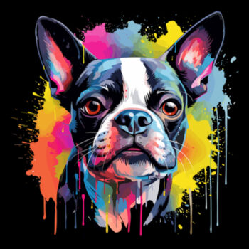 Boston Terrier - Unisex Premium Fleece Crew Sweatshirt Design