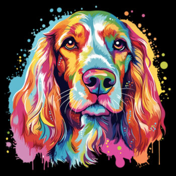 English Cocker Spaniel - Unisex Premium Cotton Long Sleeve T-Shirt Design