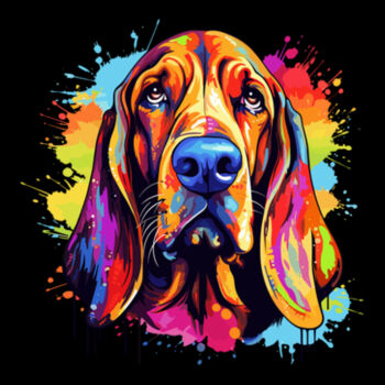 Bloodhound - Women's Premium Cotton T-Shirt Design