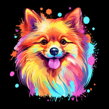 Pomeranian - Unisex Premium Cotton Long Sleeve T-Shirt Design
