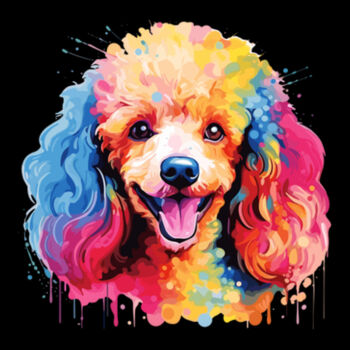 Poodle - Women's Premium Cotton T-Shirt Design