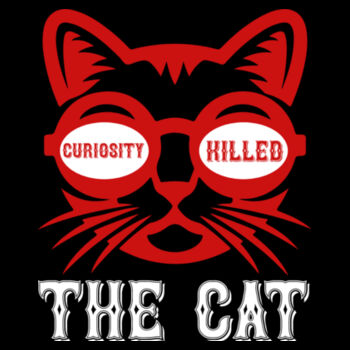 Curiosity Killed the Cat - Unisex Premium Cotton T-Shirt Design