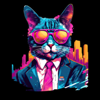 Suit Up Cat - Unisex Premium Cotton Long Sleeve T-Shirt Design
