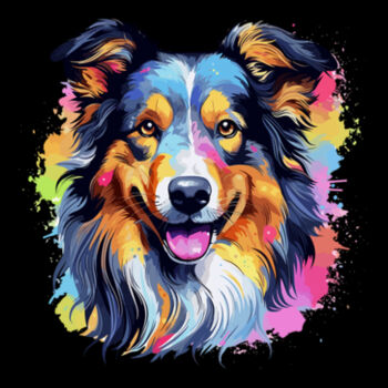 Collie - Unisex Premium Cotton Long Sleeve T-Shirt Design