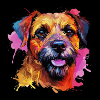 Border Terrier - Unisex Premium Cotton Long Sleeve T-Shirt Design