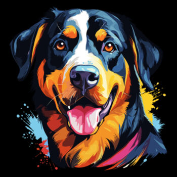 Greater Swiss Mountain - Unisex Premium Fleece Hooded Sweatshirt Design