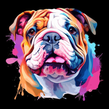 Bulldog - Women's Premium Cotton T-Shirt Design