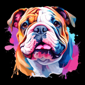 Bulldog - Unisex Premium Cotton T-Shirt Design