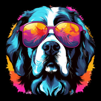 Saint Bernard With Glasses - Youth Jersey Short Sleeve Tee Design