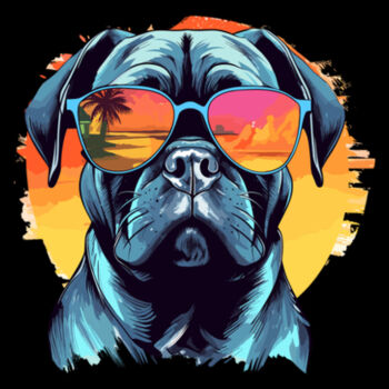 Bullmastiff With Glasses - Youth Jersey Short Sleeve Tee Design