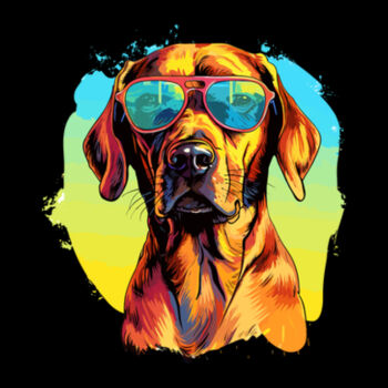 Rhodesian Ridgeback With Glasses - Youth Jersey Short Sleeve Tee Design