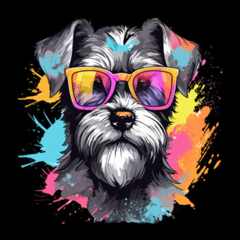Miniature Schnauzer With Glasses - Youth Jersey Short Sleeve Tee Design