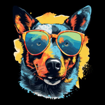 Australian Cattle With Glasses - Women's Premium Cotton T-Shirt Design