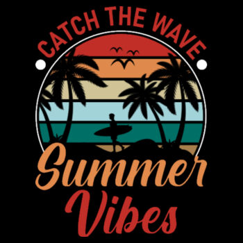 Catch The Wave - Unisex Premium Fleece Crew Sweatshirt Design