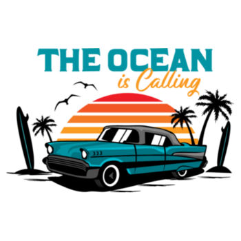 The Ocean is Calling - Youth Jersey Short Sleeve Tee Design