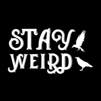 Stay Weird - Unisex Premium Fleece Hooded Sweatshirt Design