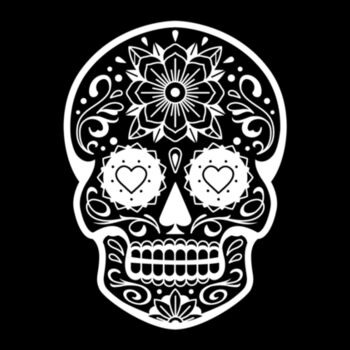 Day of The Dead Skull - Youth Jersey Short Sleeve Tee Design