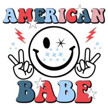 American Babe - Youth Jersey Short Sleeve Tee Design