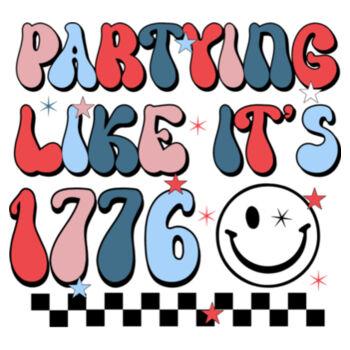 Party Like It's 1776 - Unisex Premium Cotton Long Sleeve T-Shirt Design