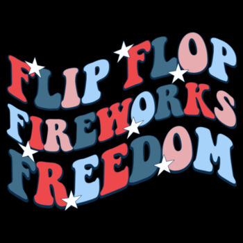 Flip Flops & Freedom - Unisex Premium Cotton Long Sleeve T-Shirt Design