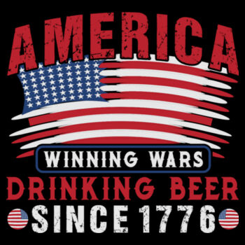 Winning Wars Since 1776 - Unisex Premium Cotton T-Shirt Design