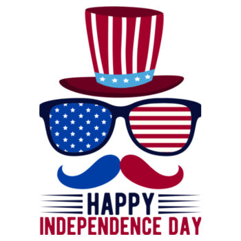 Independence Hipster - Unisex Premium Cotton T-Shirt Design