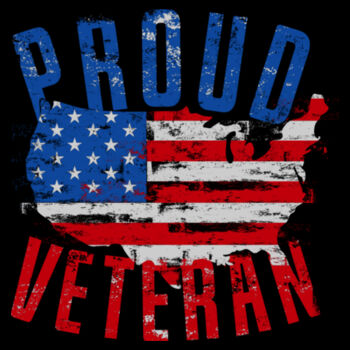 Proud Veteran - Unisex Premium Fleece Hooded Sweatshirt Design