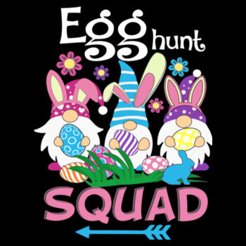Egg Hunt Squad - Unisex Premium Cotton Long Sleeve T-Shirt Design