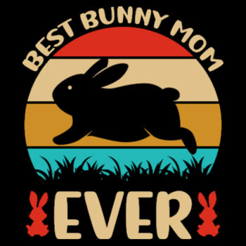 Best Bunny Mom - Unisex Premium Fleece Hooded Sweatshirt Design