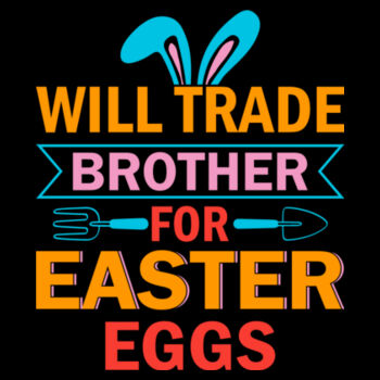 Brother For Easter Eggs - Unisex Premium Cotton Long Sleeve T-Shirt Design