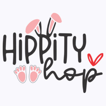 Hippity Hop - Unisex Premium Fleece Hooded Sweatshirt Design