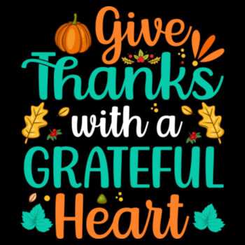 Give Thanks - Unisex Premium Cotton Long Sleeve T-Shirt Design