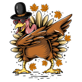 Dabbing Turkey - Women's Premium Cotton T-Shirt Design