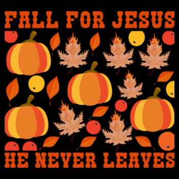 Fall For Jesus - Unisex Premium Fleece Hooded Sweatshirt Design