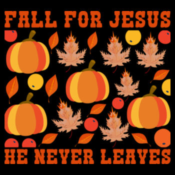Fall For Jesus - Unisex Premium Cotton T-Shirt Design